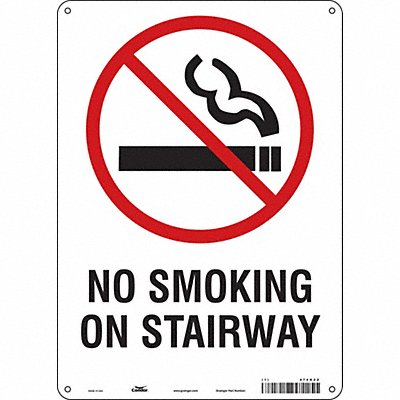 Safety Sign 14 in x 10 in Polyethylene