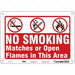 Safety Sign 7 in x 10 in Aluminum