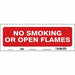 Safety Sign 5 in x 14 in Vinyl