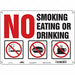 Safety Sign 10 inx14 in Aluminum