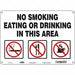 Safety Sign 10 inx14 in Aluminum