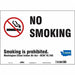 Safety Sign 10 in x 14 in Vinyl