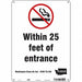 Safety Sign 14 inx10 in Aluminum