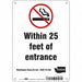 Safety Sign 10 inx7 in Polyethylene