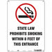 Safety Sign 14 inx10 in Aluminum