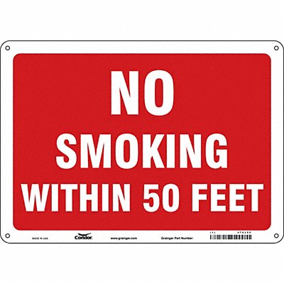 Safety Sign 10 inx14 in Aluminum