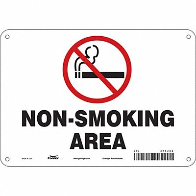 Safety Sign 7 inx10 in Polyethylene