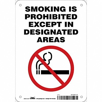 Safety Sign 10 inx7 in Polyethylene