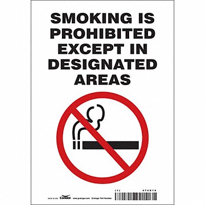 Safety Sign 10 inx7 in Vinyl