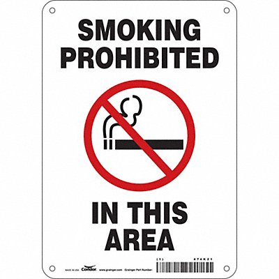 Safety Sign 10 inx7 in Aluminum