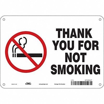Safety Sign 7 inx10 in Polyethylene