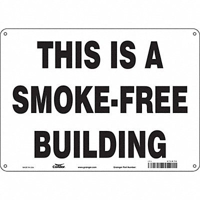 Safety Sign 10 in x 14 in Polyethylene