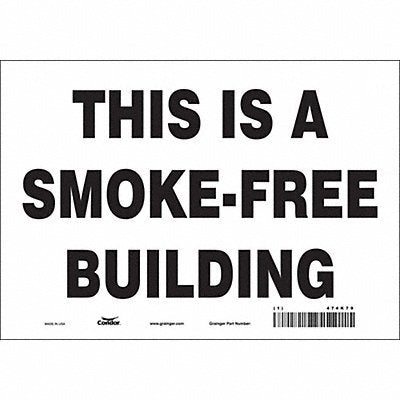 Safety Sign 7 in x 10 in Vinyl