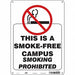 Safety Sign 14 inx10 in Aluminum