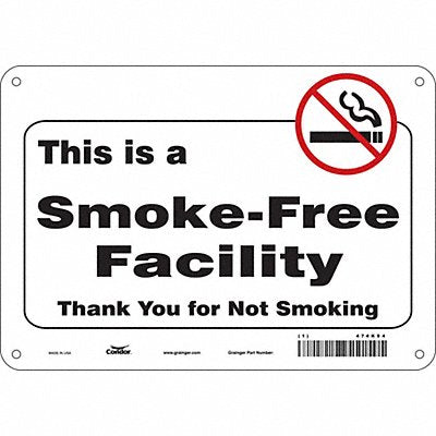 Safety Sign 7 in x 10 in Aluminum