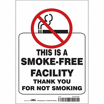 Safety Sign 10 inx7 in Vinyl