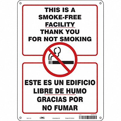 Safety Sign 14 inx10 in Aluminum