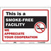 Safety Sign 10 inx14 in Vinyl