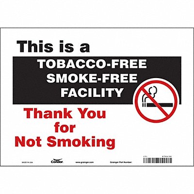 Safety Sign 10 inx14 in Vinyl