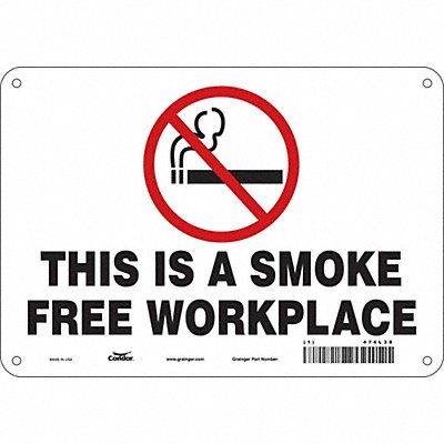 Safety Sign 7 in x 10 in Polyethylene