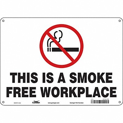 Safety Sign 10 in x 14 in Polyethylene