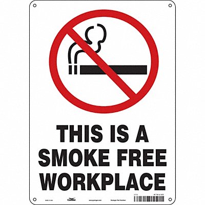 Safety Sign 14 inx10 in Polyethylene