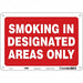 J7032 Safety Sign 7 inx10 in Polyethylene
