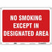 Safety Sign 10 inx14 in Aluminum