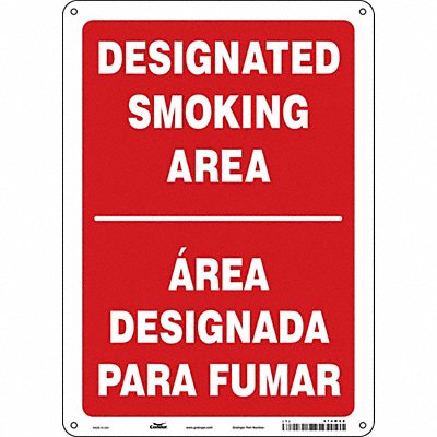 Safety Sign 14 in x 10 in Polyethylene