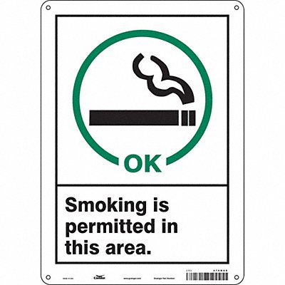 Safety Sign 14 inx10 in Aluminum