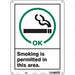 Safety Sign 14 inx10 in Polyethylene