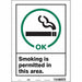 Safety Sign 14 in x 10 in Vinyl