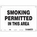 Safety Sign 7 in x 10 in Aluminum