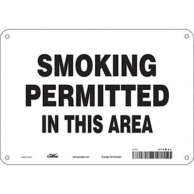 Safety Sign 7 in x 10 in Polyethylene