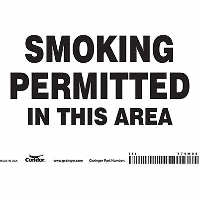 Safety Sign 5 in x 7 in Vinyl