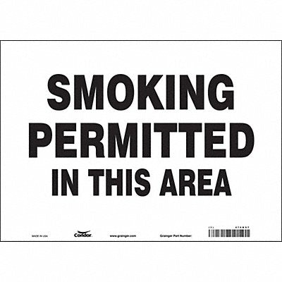 Safety Sign 10 in x 14 in Vinyl