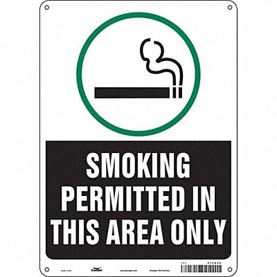 Safety Sign 14 inx10 in Polyethylene