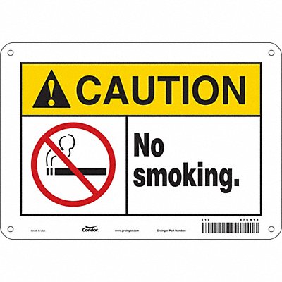 K1266 Safety Sign 7 inx10 in Polyethylene