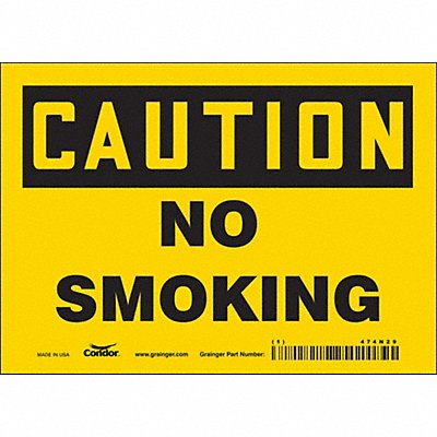 Safety Sign 5 in x 7 in Vinyl