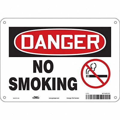Safety Sign 7 inx10 in Polyethylene