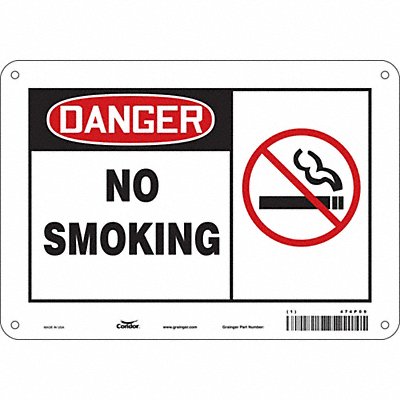 Safety Sign 7 inx10 in Polyethylene