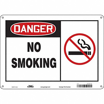Safety Sign 10 in x 14 in Vinyl