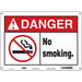Safety Sign 10 inx14 in Polyethylene