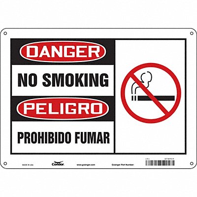 Safety Sign 10 inx14 in Aluminum