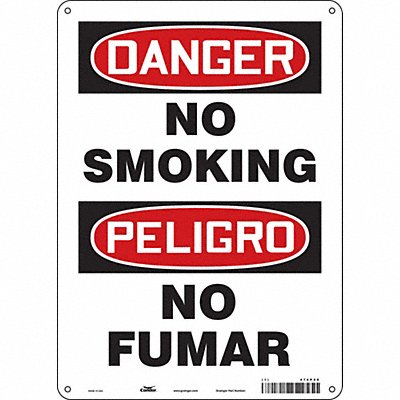 Safety Sign 14 in x 10 in Aluminum