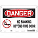 Safety Sign 7 in x 10 in Polyethylene