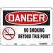 Safety Sign 10 in x 14 in Polyethylene