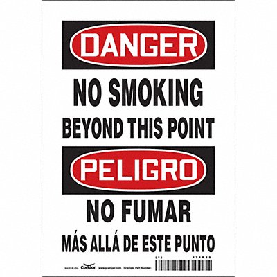 Safety Sign 10 in x 7 in Vinyl