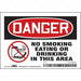 Safety Sign 3 1/2 inx5 in Vinyl