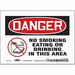 Safety Sign 5 in x 7 in Vinyl